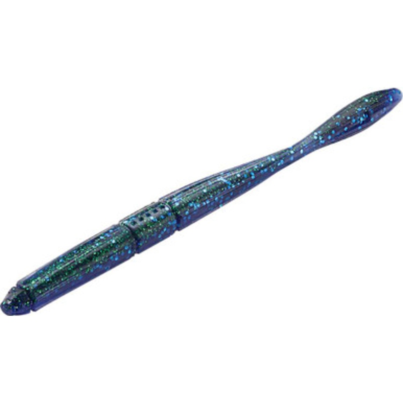 13 Fishing Bubble Butt Worm – 5in – Blueberry Yum Yum