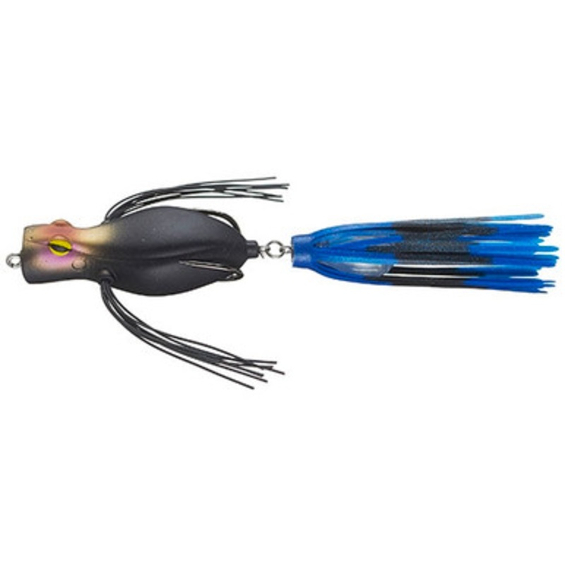 Teckel USA Duckroaker Popper Frog – Black Blue