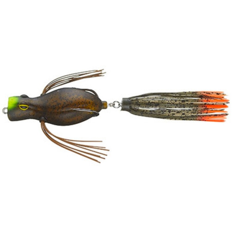 Teckel USA Duckroaker Popper Frog – Green Pumpkin