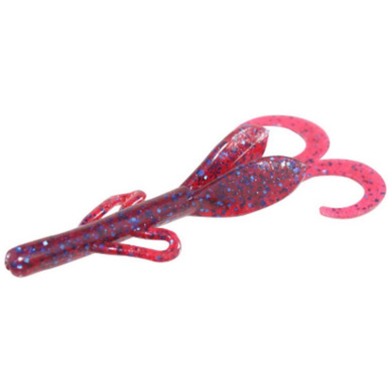 Zoom Baby Brush Hog Bait – 4in – Plum