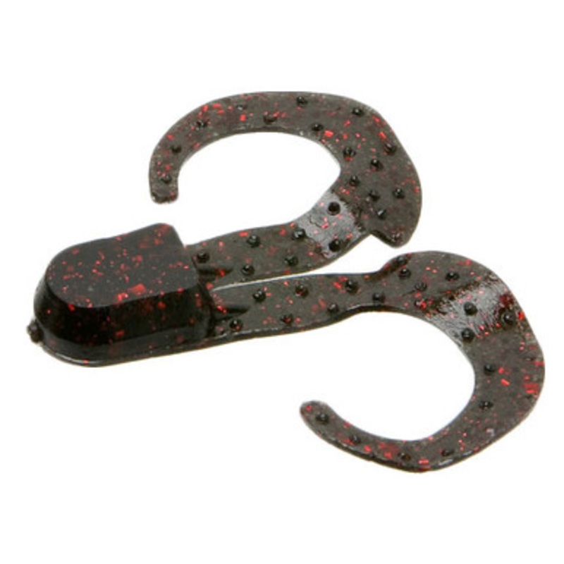 Zoom Swimmin Chunk – 3in – Black Red Glitter