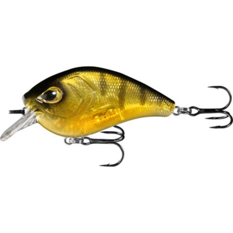 13 Fishing Flatty Daddy Flat Sided Crankbait – Clear Perch