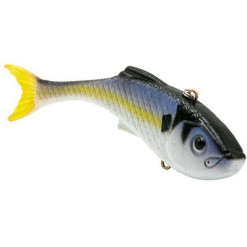 Livingston Lures 7375 Slingshot Swimbait – Green Tail