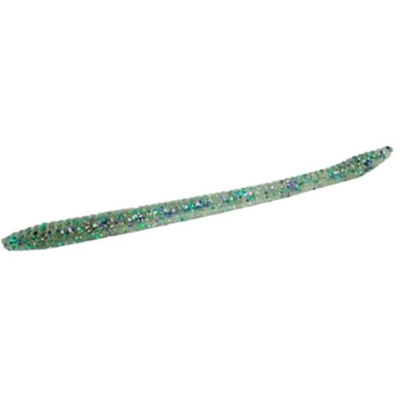 Zoom Finesse Worm Bait 4-1/2in Smokin Green