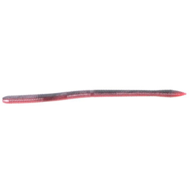 Daiwa Yamamoto Neko Straight Worm – 6.5in – Red Shad Black Red