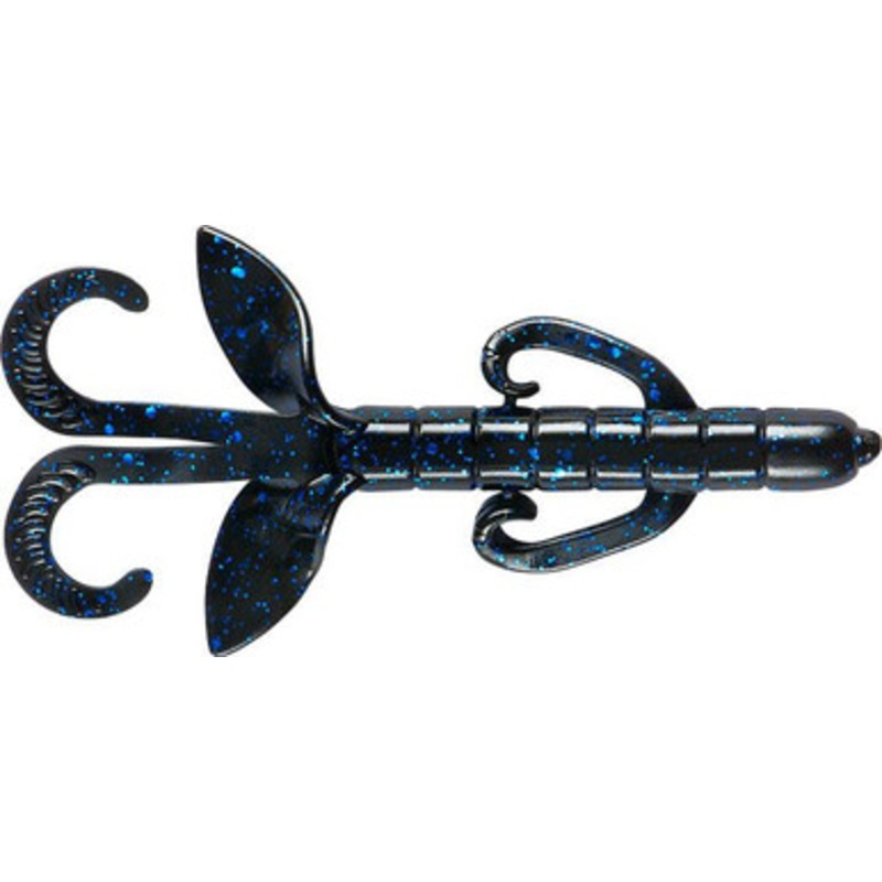 Yum Christie Critter – 3.5in – Black/Blue Flake