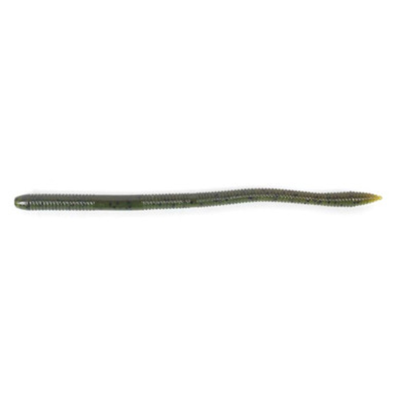 Daiwa Yamamoto Neko Straight Worm – 5.8in – Green Pumpkin/Watermelon