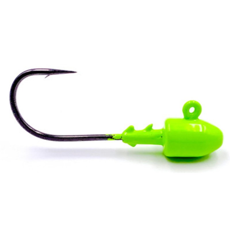 Northeast Jig Co. FMJ Jig Head – 3/8oz – Chartreuse