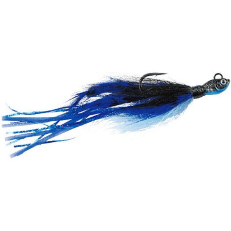 SPRO Power Bucktail Custom Jig – 1oz – Black/Blue