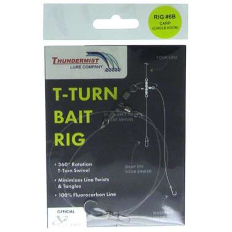 Thundermist T-Turn Bait Rig #6B – Carp (Circle Hook)