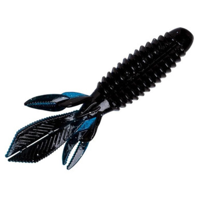Yum Wooly Bug – 3.25in – Black Blue Shadow