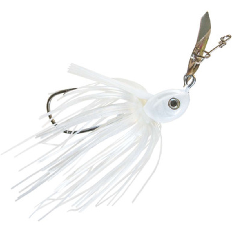 Z-Man Project Z Chatterbait Weedless Lure – 1/2oz – Pearl Ghost