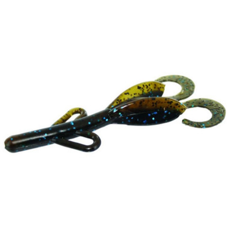 Zoom Baby Brush Hog Bait – 4in – Georgia Craw