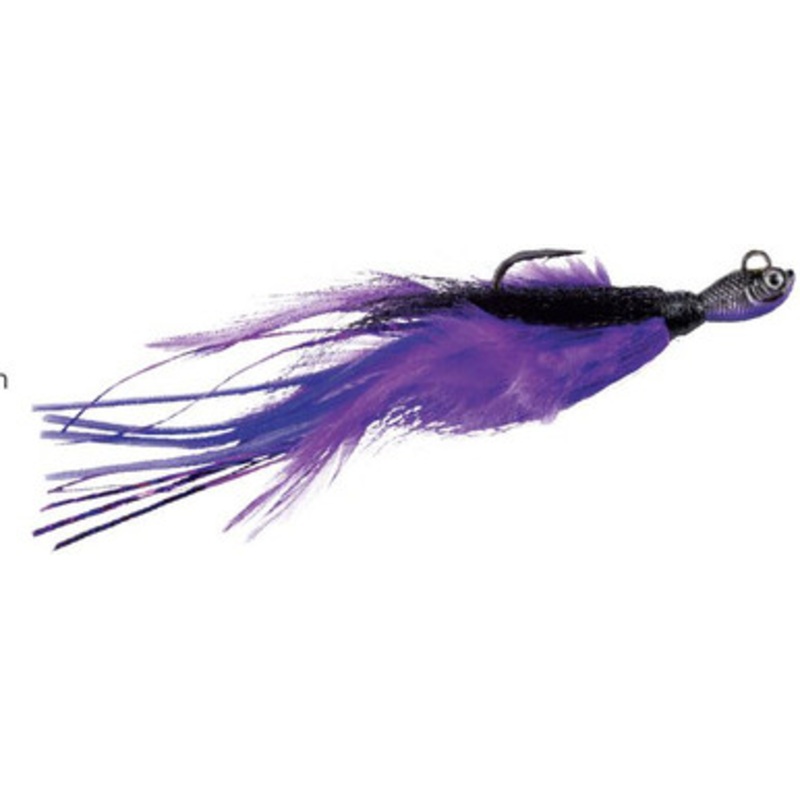 SPRO SPBCBLP-2 Power Bucktail Custom Jig – 2oz – Black/Purple