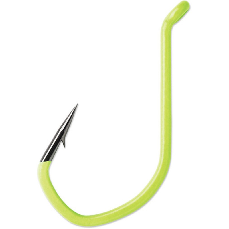 VMC Techset Live Bait Hook – Fluorescent Chartreuse – #1