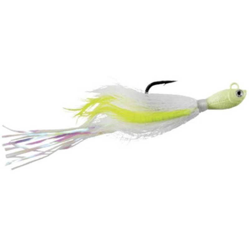 SPRO Power Bucktail Custom Jig – 3oz – Glow Sparkle
