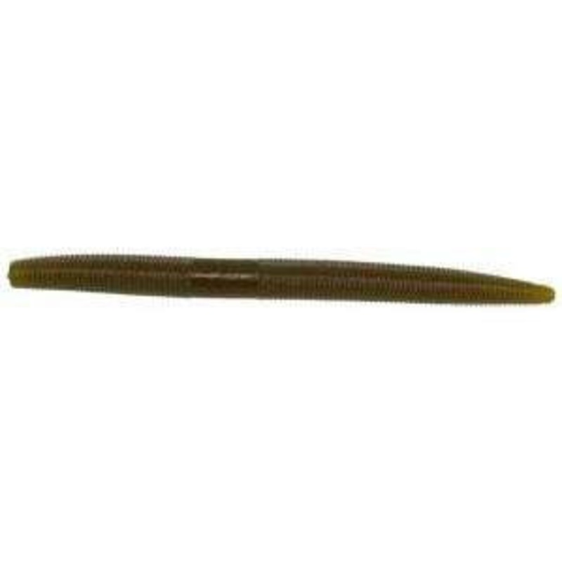 Yamamoto 5in Senko Lure 357 Lt Green Pumpkin w/ Sm Red Flake