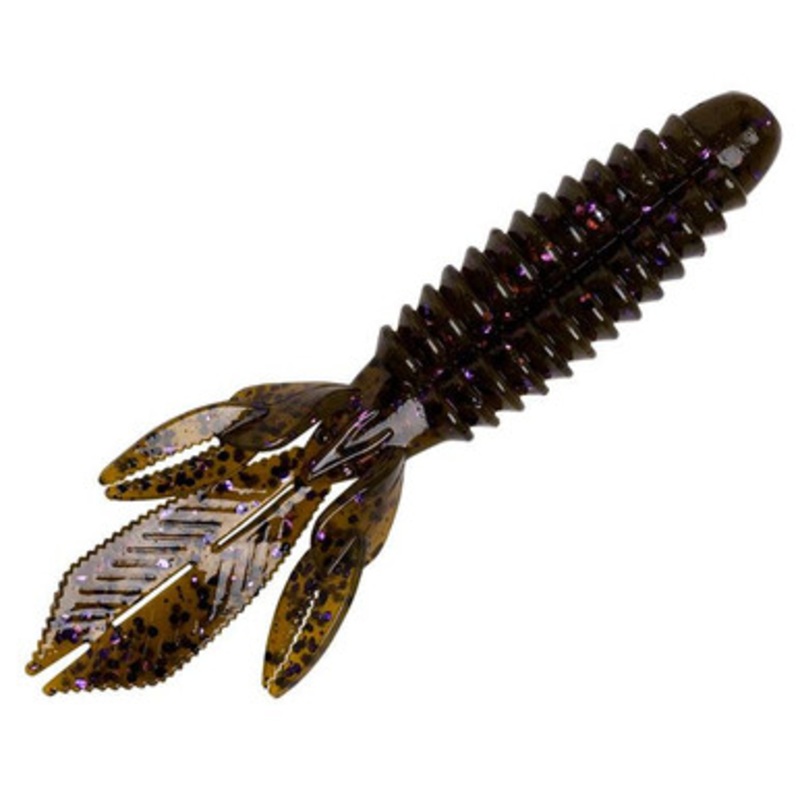 Yum Wooly Bug – 3.25in – Green Pumpkin Purple