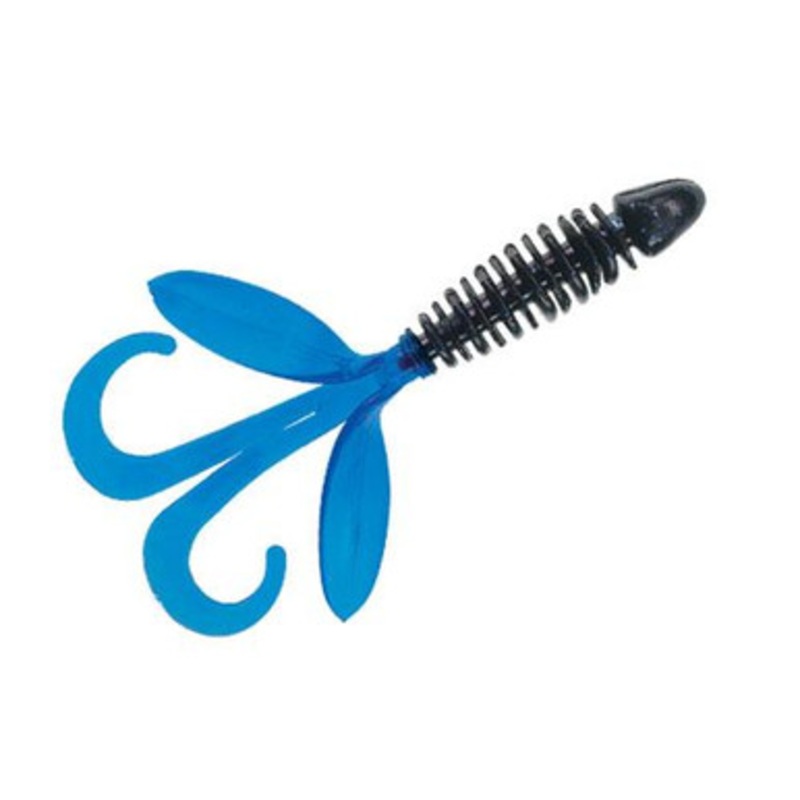 Yum Wooly Hawgtail – 4.5in – Black Blue