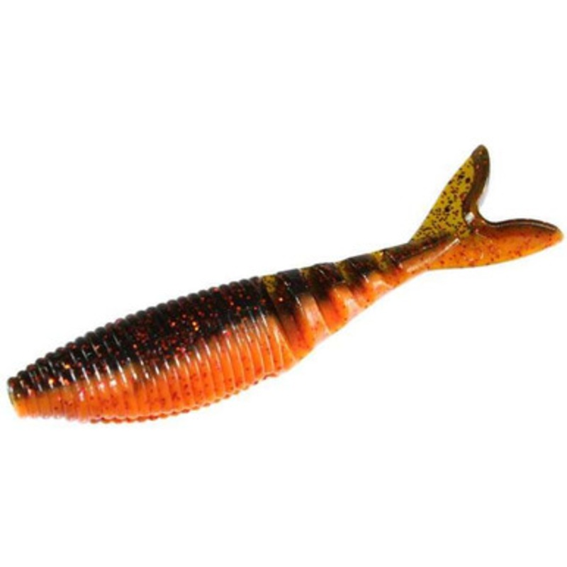 Yamamoto Zako Swimbait – 4in Watermelon/Copper Orange Red Flake