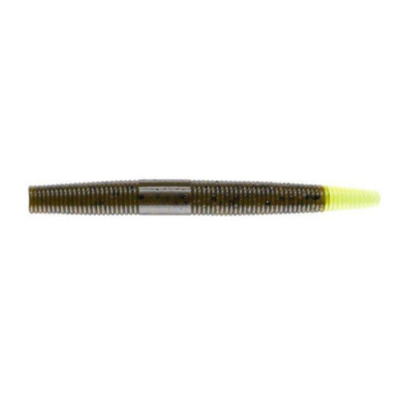 Yum Dinger – 3in – Green Pumpkin/Chartreuse Tip