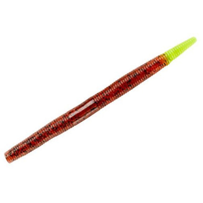 Yum Dinger – 4in – Carolina Pumpkin/Chartreuse Tip