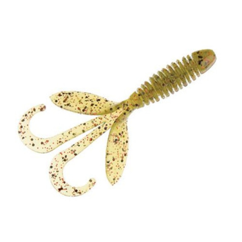 Yum Wooly Hawgtail – 4.5in – Watermelon/Red Flake