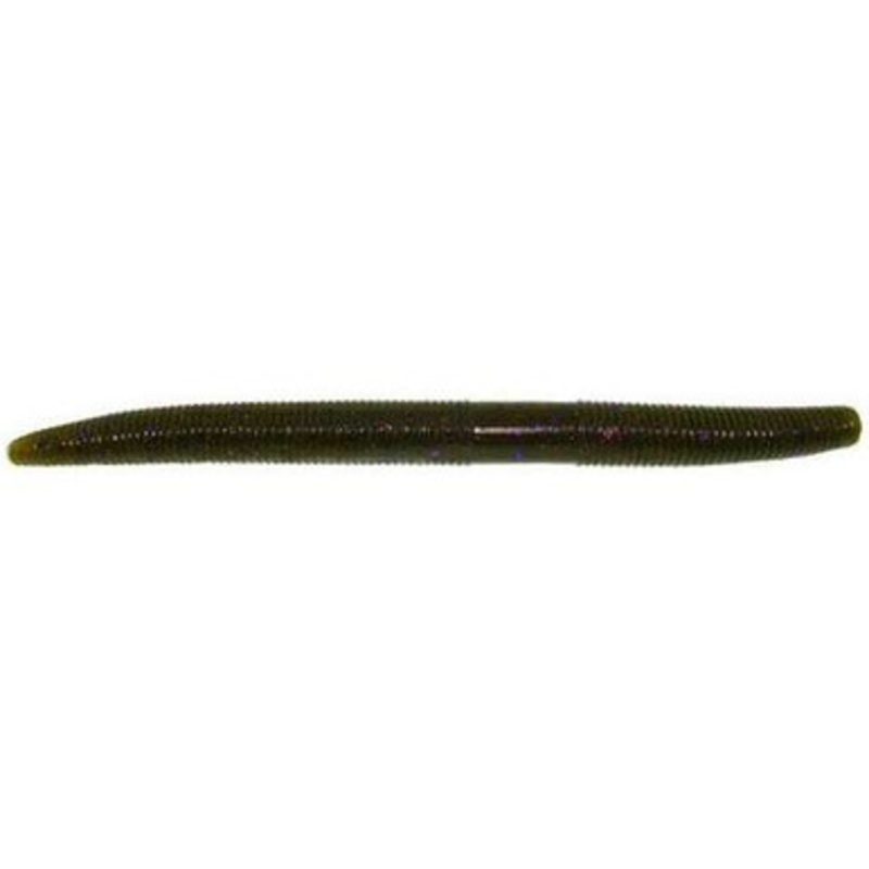 Yamamoto 5in Senko Lure 330 Green Pumpkin w/ Purple Cop