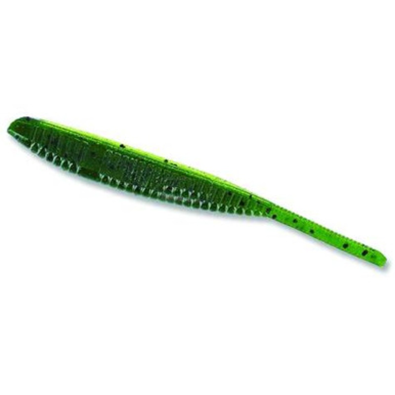 Yamamoto Shad Shape Worm – Watermelon/Black Flake
