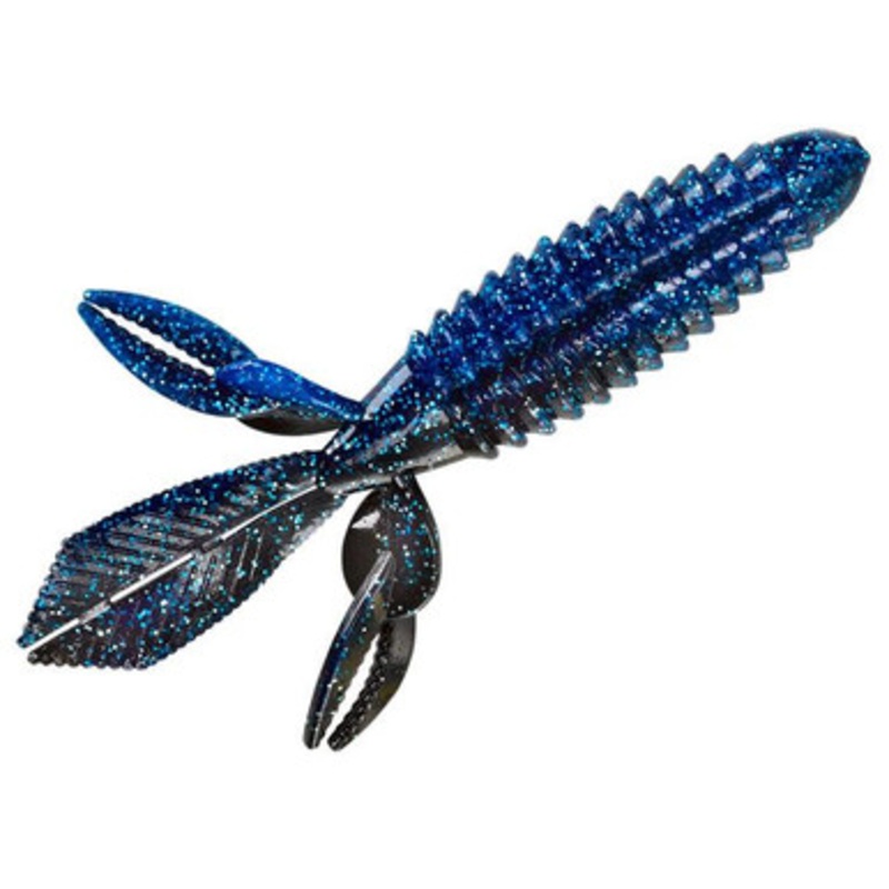 Yum Wooly Bug – 4.25in – Black Blue Shadow