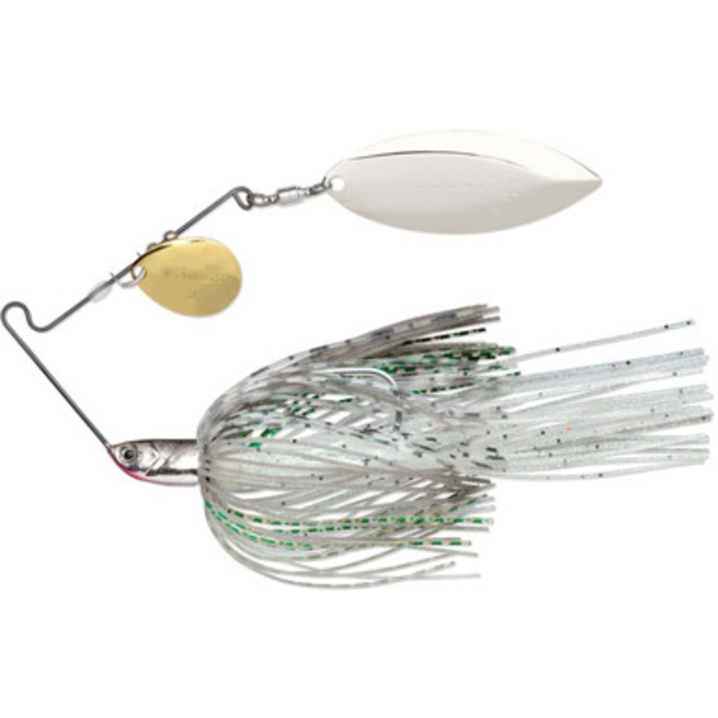 Terminator T38CW T1 Original Titanium Spinnerbait – Colorado/Willow Emerald Shiner Gold/Nickel