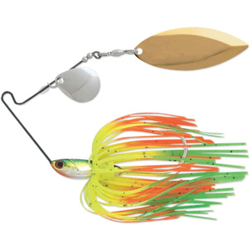 Terminator T38WW T1 Original Titanium Spinnerbait – Willow/Willow Hot Tip Chartreuse Gold/Gold