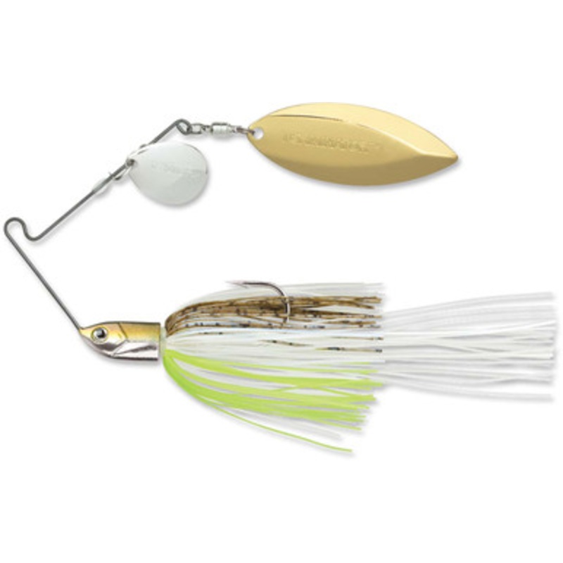 Terminator T38CW T1 Original Titanium Spinnerbait – Colorado/Willow Hot Olive Nickel/Gold