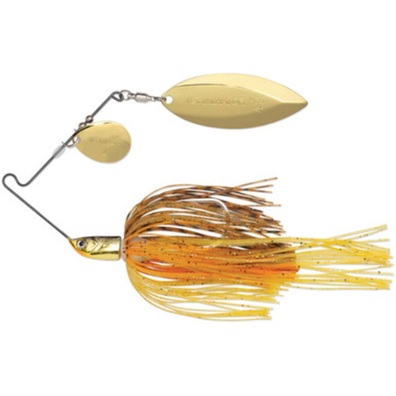 Terminator T38CW T1 Original Titanium Spinnerbait – Colorado/Willow Pumpkinseed Gold/Gold