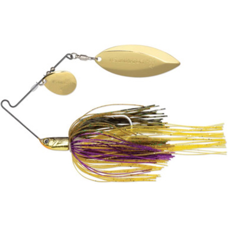 Terminator T38CW T1 Original Titanium Spinnerbait – Colorado/Willow Sunfish Gold/Gold