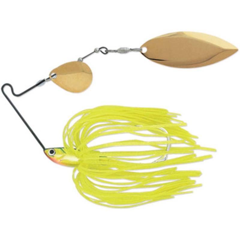 Terminator T38WW T1 Original Titanium Spinnerbait – Willow/Willow Sharp Chartreuse Chart/Chart