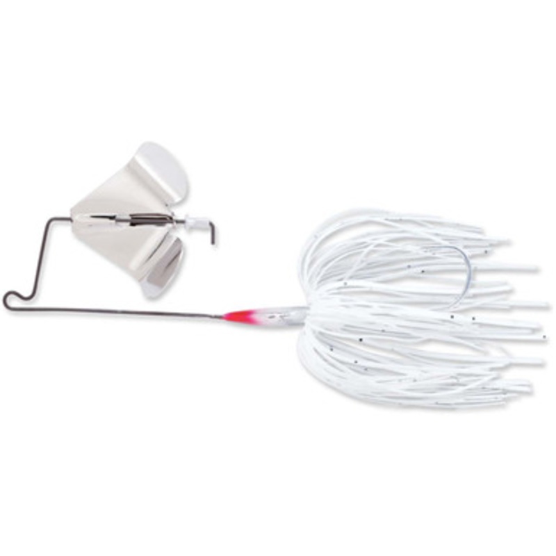 Terminator TBS12 Super Stainless Buzzbait Bright White Shad Nickel