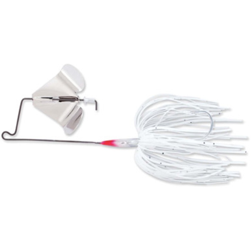 Terminator TBS38 Super Stainless Buzzbait Bright White Shad Nickel