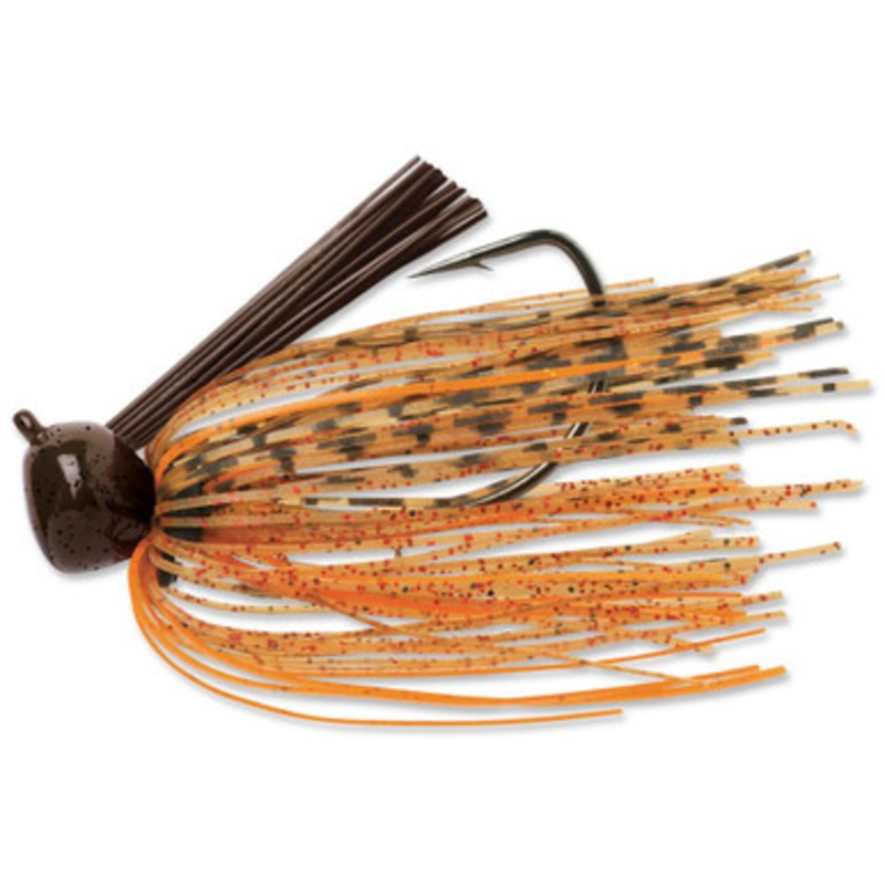 Terminator Weedless Football Jig – 1/2oz – Pumpkin Orange