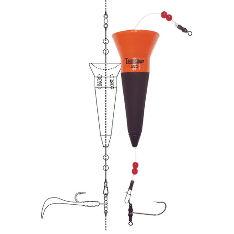Thundermist Popping Cork – Rigged – Large T-Drop