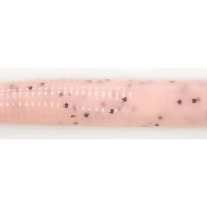 Tuff Bait Sticks 4” Worms 6 Pack S07 Pink w/Black Flake