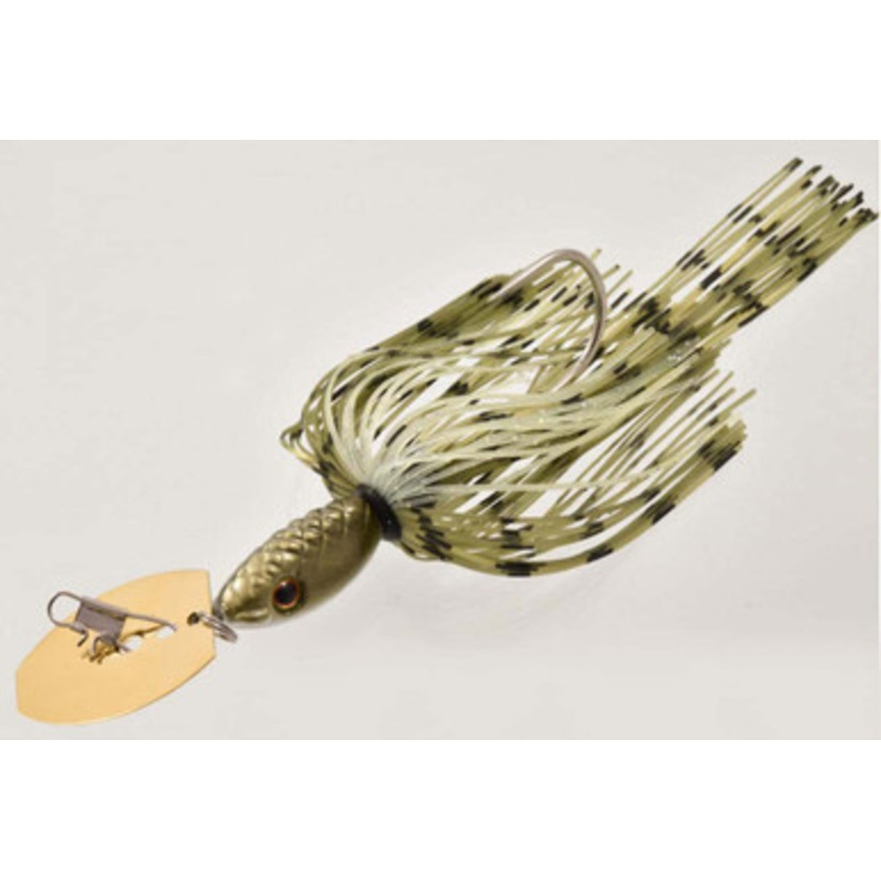 V&M Pacemaker Ledge Blade Jig – 3/4 oz. Barfish-Gold Blade