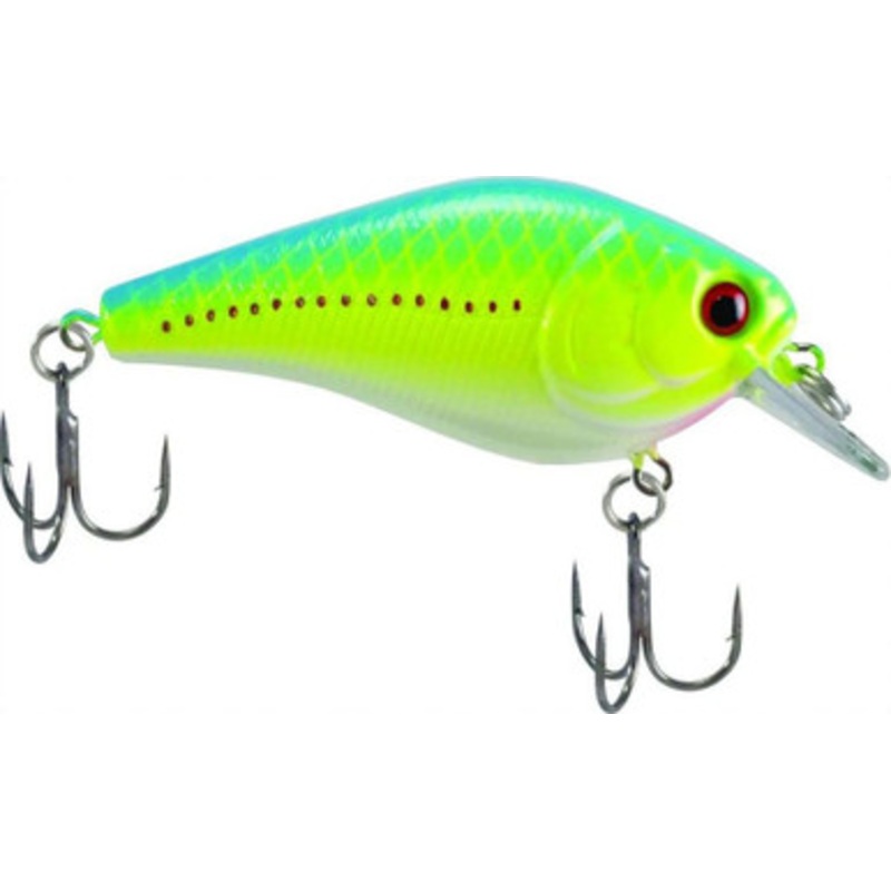 Luck-E-Strike RC2 Series 2 Squarebill Crankbait – Blue Chartreuse