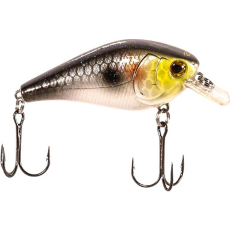 Luck-E-Strike RC2 Series 3 Squarebill Crankbait – Gold Head Shiner
