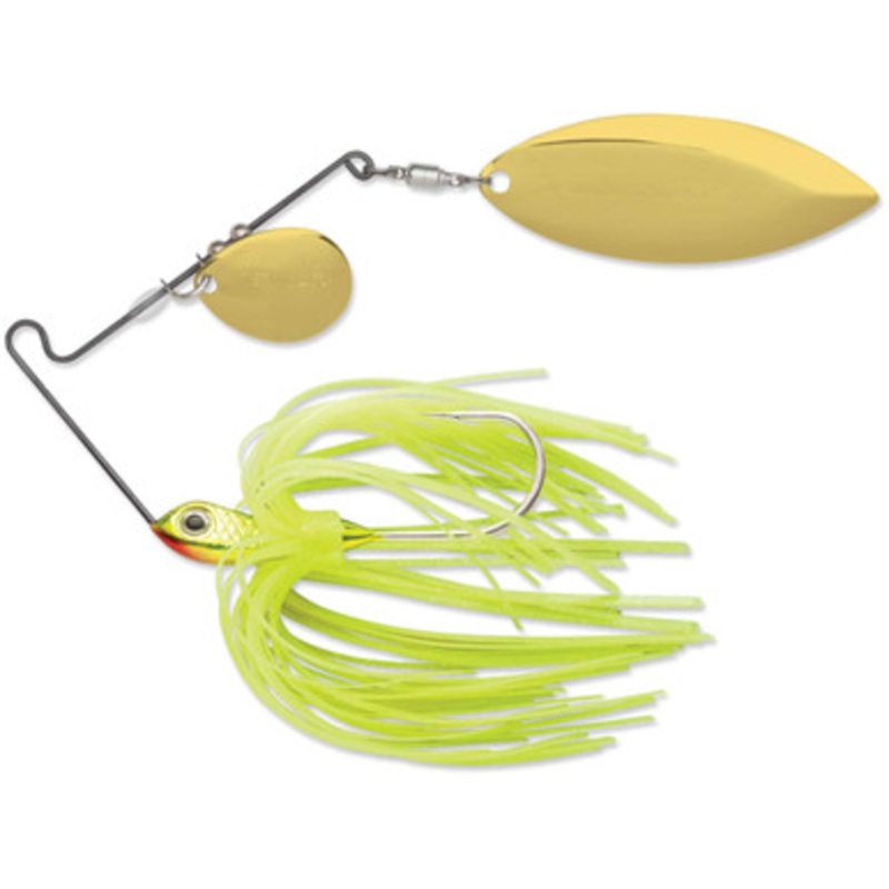 Terminator S38WW Super Stainless Spinnerbait Sharp Chartreuse Gold/Gold