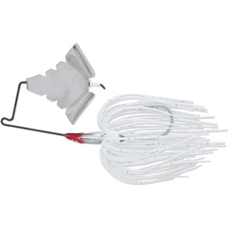 Terminator T1 TBB14 Original Titanium Buzzbait Bright White Shad Nickel