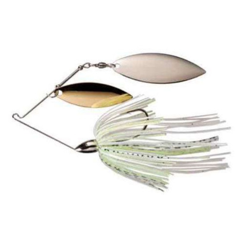 War Eagle Dual Willow Leaf Spinnerbait – 1/2oz Nickel Spot Remover